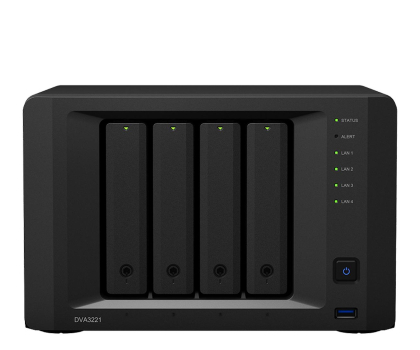 Dysk sieciowy Synology Rejestrator AI DVA3221